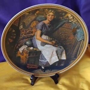 "Dreaming in the Attic" Norman Rockwell Plate