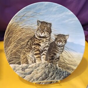 The Pampas Cat" Plate - Lee Cable 1991 Knowles