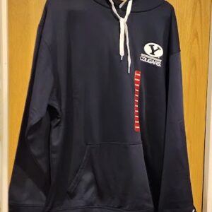 Champion pullover hoodie in navy blue. Size XL.