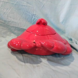 Red Crab Cookie Jar - Ceramic Kitchen Canister
