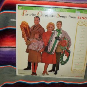 Favorite Christmas Songs From Singer ￼(1964 Vinyl) Vintage Christmas Record