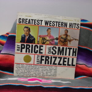 Greatest Western Hits Ray Price Carl Smith Lefty Frizzell Vinyl LP LE-10024 1959