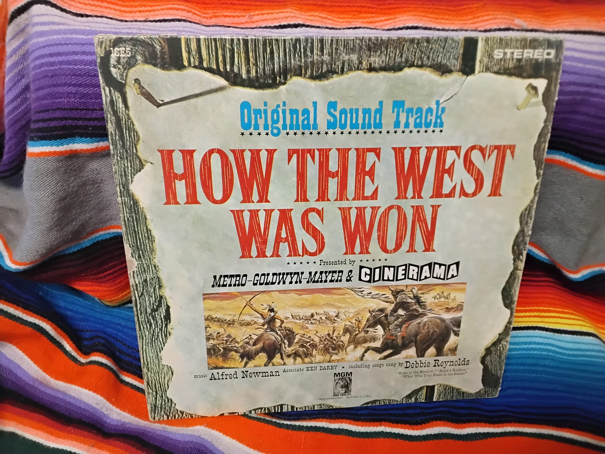How The West Was Won - Original Soundtrack - MGM Records - S1E5ST - 1963 LP