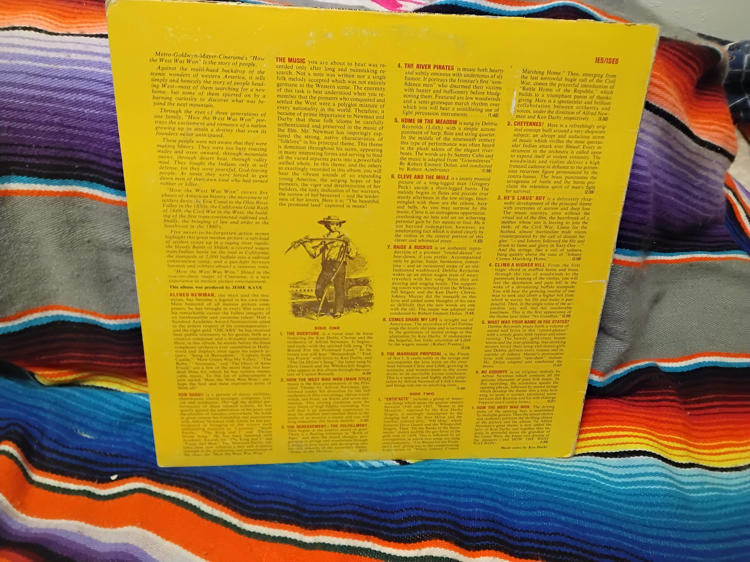 How The West Was Won - Original Soundtrack - MGM Records - S1E5ST - 1963 LP - Image 3