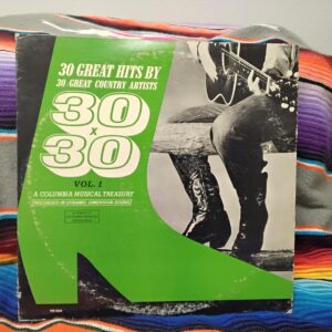 30 Great Hits by 30 Great Country Artists Vol. 1- Columbia Records 2 LP 12"