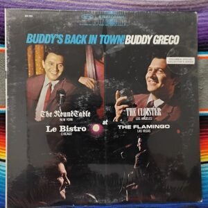 BUDDY GRECO: Buddy's Back in Town! EPIC 12" LP 33 RPM