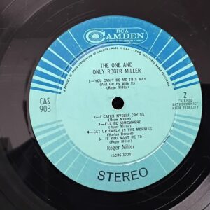 Roger Miller The One And Only RCA Camden CAS-903