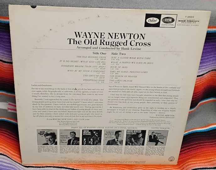 Wayne Newton, The Old Rugged Cross, T 2563 Gospel - Image 2