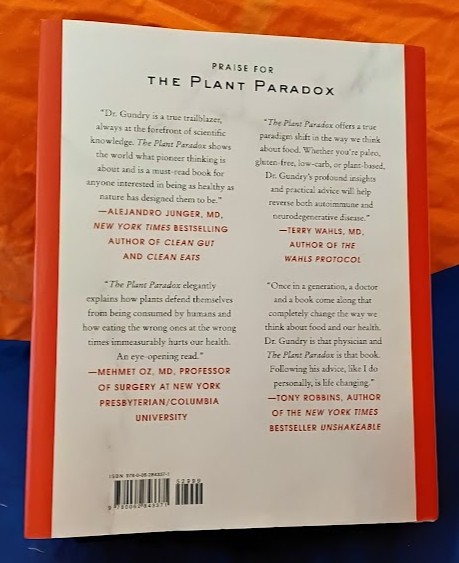 Plant Paradox Cookbook by Dr. Steven Gundry MD