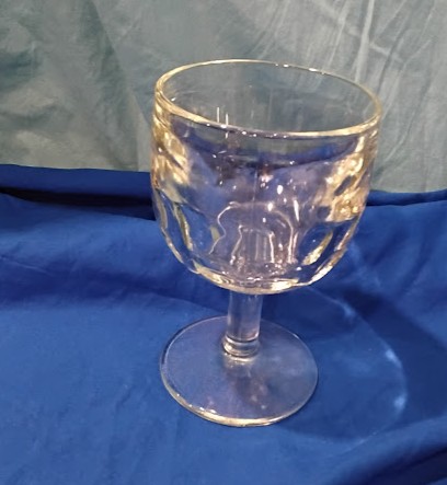 Vintage Clear Glass Compote Dish Pedestal Dessert Bowl