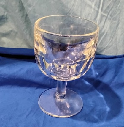 Vintage Clear Glass Compote Dish Pedestal Dessert Bowl