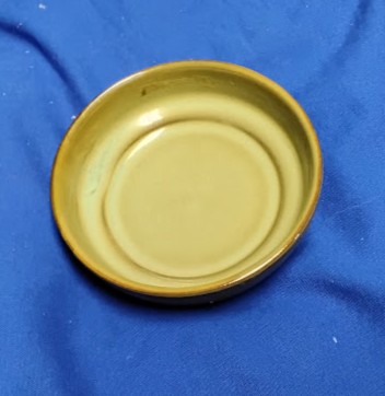 Vintage Scentsy Wax Warmer Cream Purple Banded Plug-In