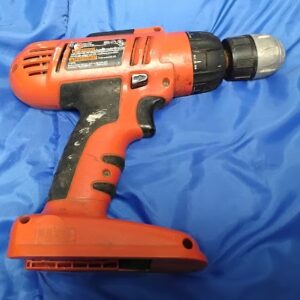 Black & Decker 18V Cordless Drill Driver Tool Only Orange