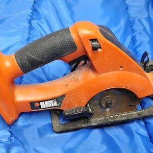 Black & Decker 18V Cordless Circular Saw Tool Only Orange