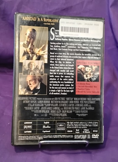 AMISTAD DVD 1997 SPIELBERG WIDESCREEN HISTORICAL