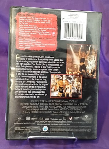 COYOTE UGLY DVD 2000 PIPER PERABO COMEDY DRAMA