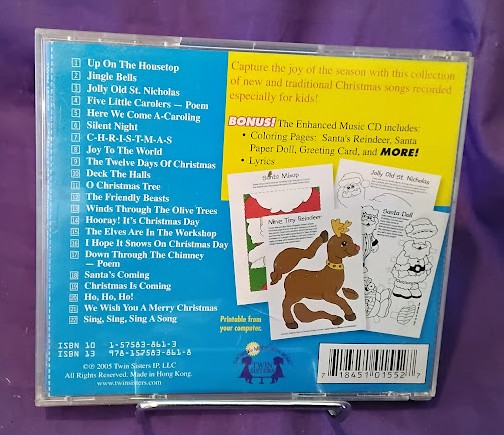 Christmas Songs for Kids CD Holiday Music Children