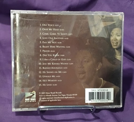Gladys Knight One Voice CD Saints Unified Voices