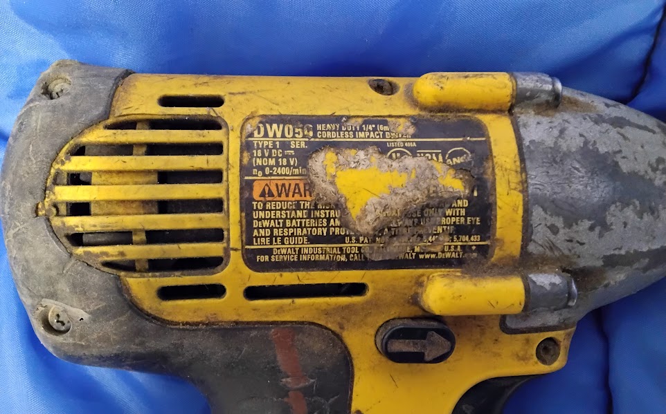 DeWalt DW050 18V Cordless 1/4" Impact Driver Tool Only