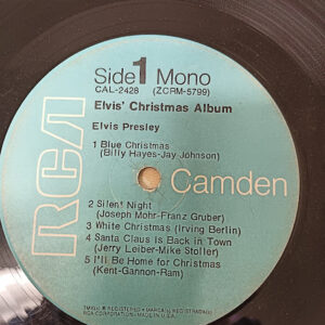 Elvis Presley - Elvis' Christmas Album - CAL 2428 Mono Vinyl LP Record 1970