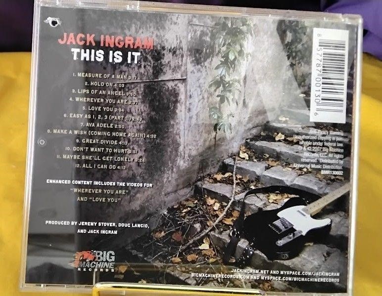 Jack Ingram This Is It CD Country Music