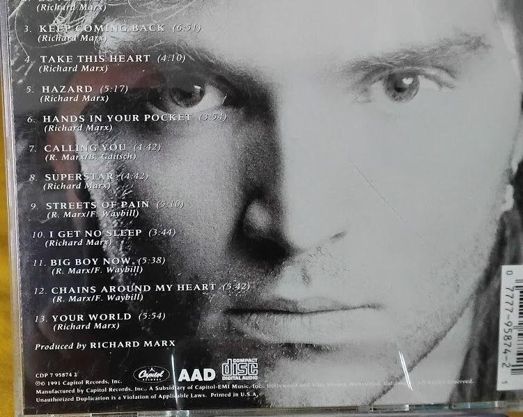 Rush Street by Richard Marx CD, 1991