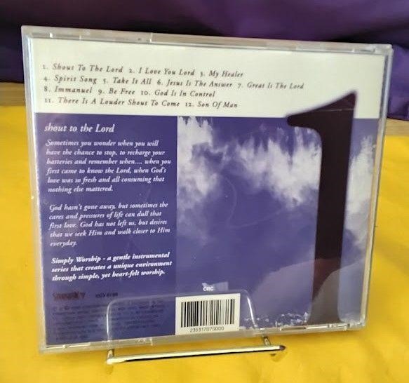 Simply Worship 1 Shout to the Lord Praise Classics Saxophone CD