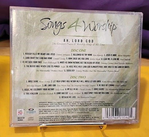Songs 4 Worship Ah Lord God 2CD Set Greatest Praise Songs