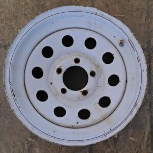 White 15" Rim - 5x4.5 Bolt Pattern