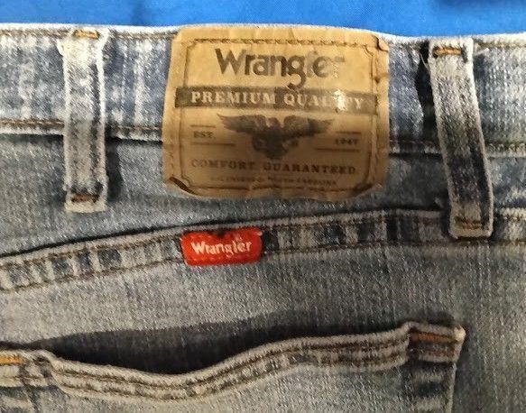 Wrangler Premium Quality Jeans 34x32 Blue