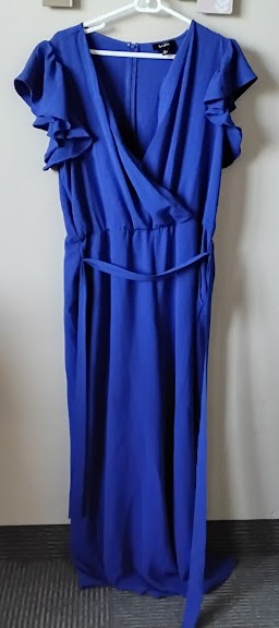 MSK Royal Blue Maxi Dress - Size XL