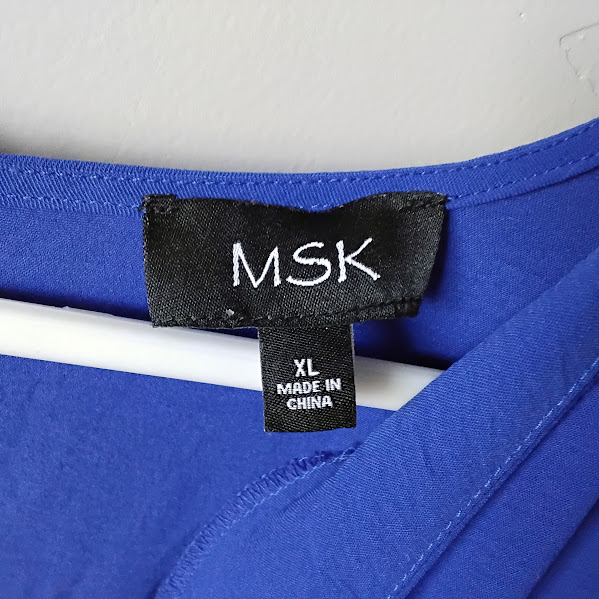 MSK Royal Blue Maxi Dress - Size XL