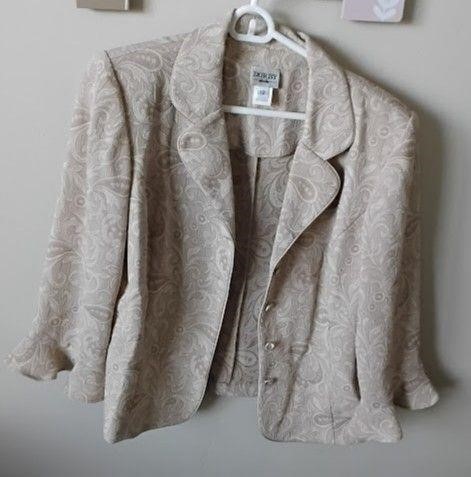 DORBY Paisley Jacquard Blazer Jacket Size 12