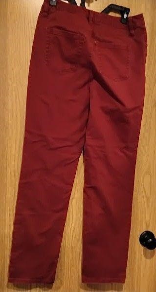 Style & Co. Women's Red Straight Leg Pants (Size 6)