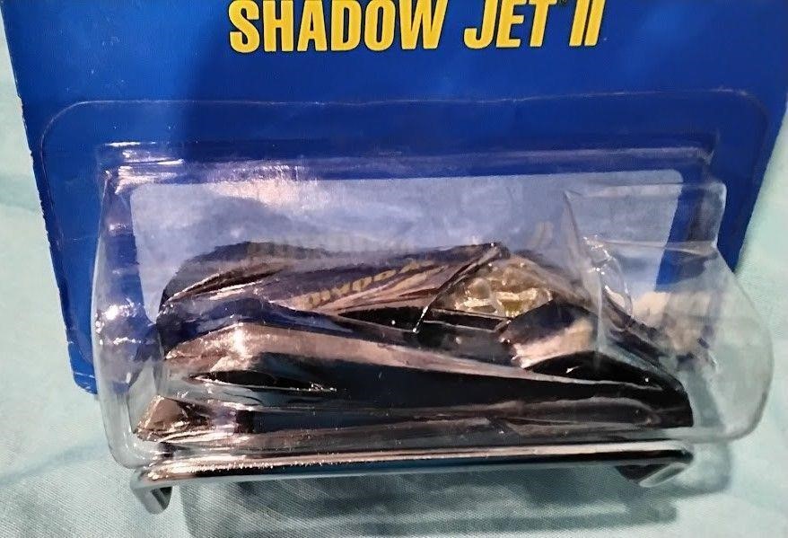 1992 Hot Wheels Shadow Jet II Blue Card New Model