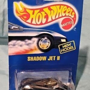1992 Hot Wheels Shadow Jet II Blue Card New Model