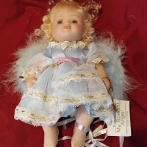 Tender Tots "Special Angel" Porcelain Doll – Blue Dress & Wings